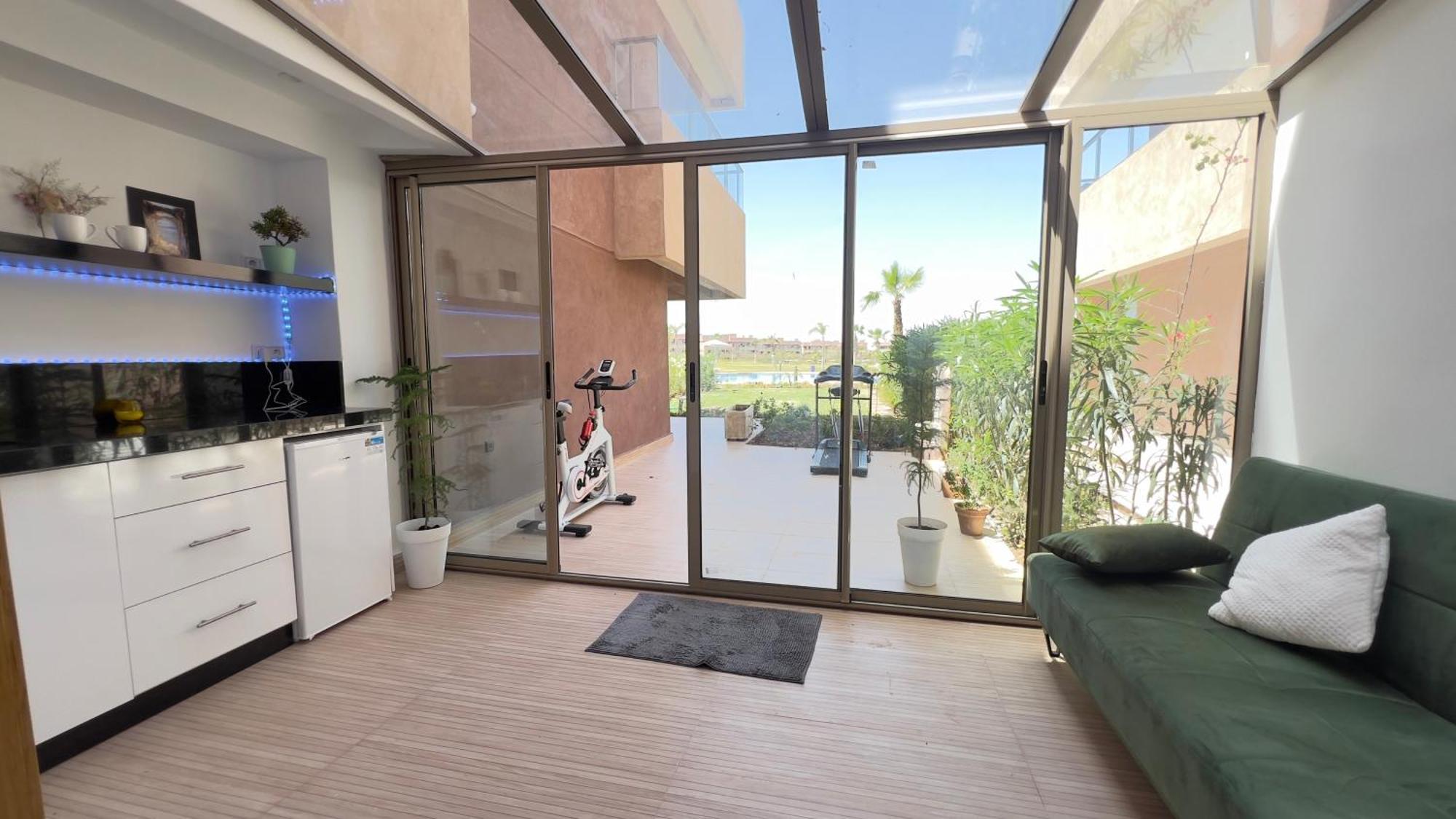 Appartement De Luxe Avec Jardin Vue Sur La Piscine Golf Securise 24H Sur 24 A 5 Minutes De L Aeroport Марракеш Экстерьер фото