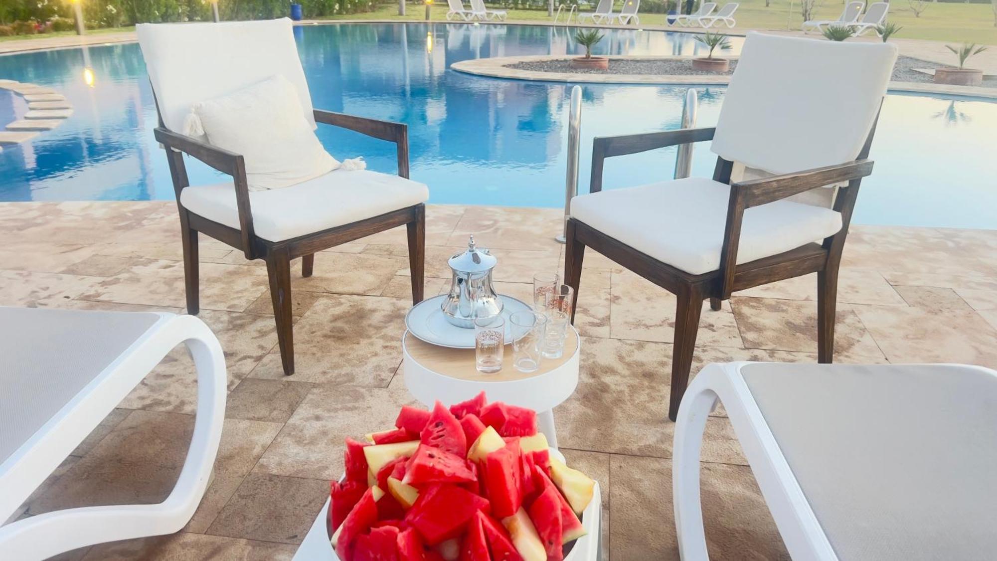 Appartement De Luxe Avec Jardin Vue Sur La Piscine Golf Securise 24H Sur 24 A 5 Minutes De L Aeroport Марракеш Экстерьер фото